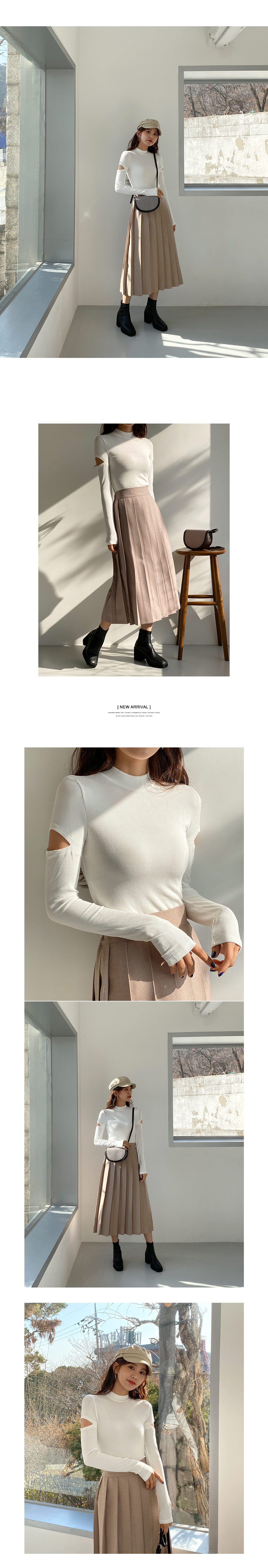 スリットスリーブTシャツ・全2色 | DHOLIC | 詳細画像2