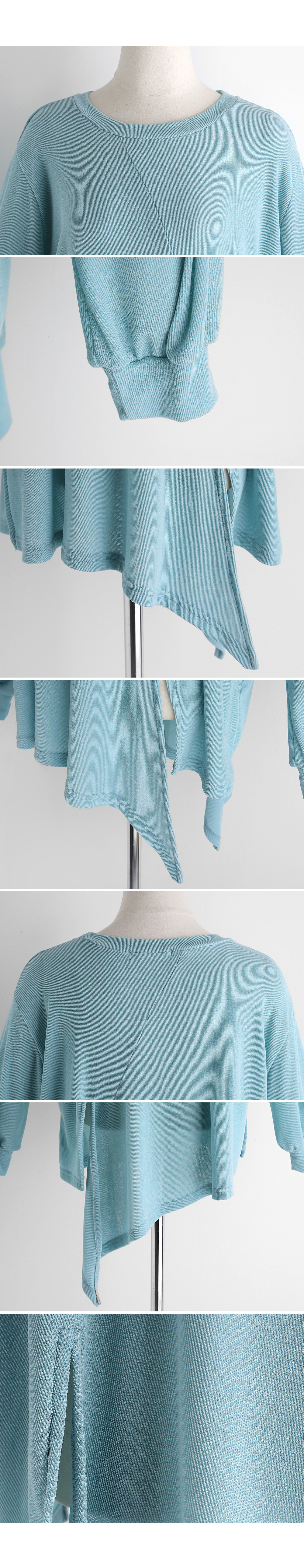 スリットアンバランスTシャツ・全3色 | DHOLIC PLUS | 詳細画像10