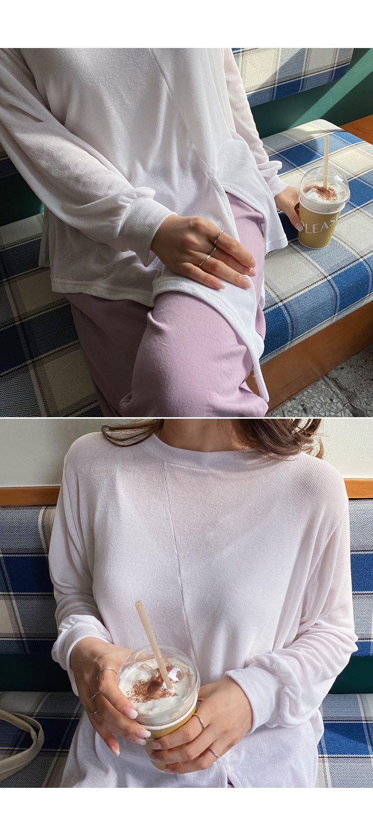 スリットアンバランスTシャツ・全3色 | DHOLIC PLUS | 詳細画像5