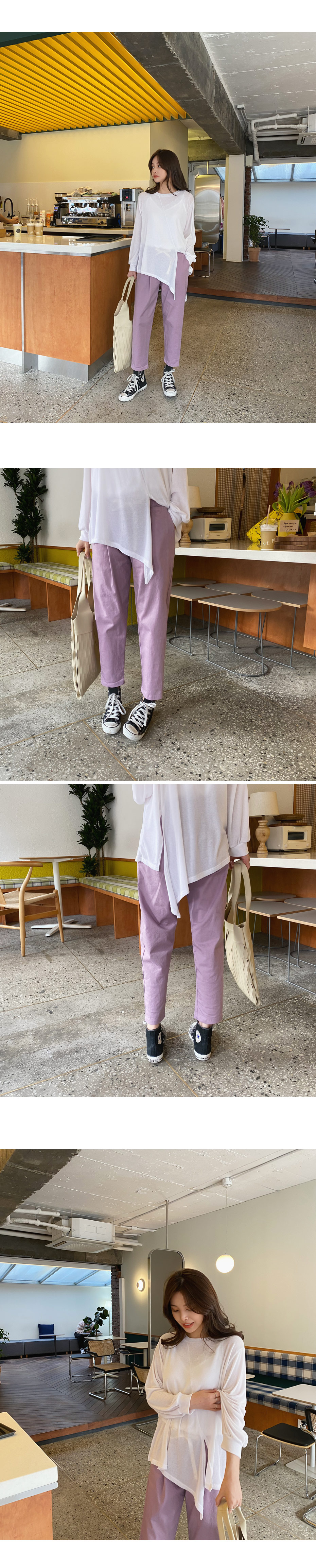 スリットアンバランスTシャツ・全3色 | DHOLIC PLUS | 詳細画像6