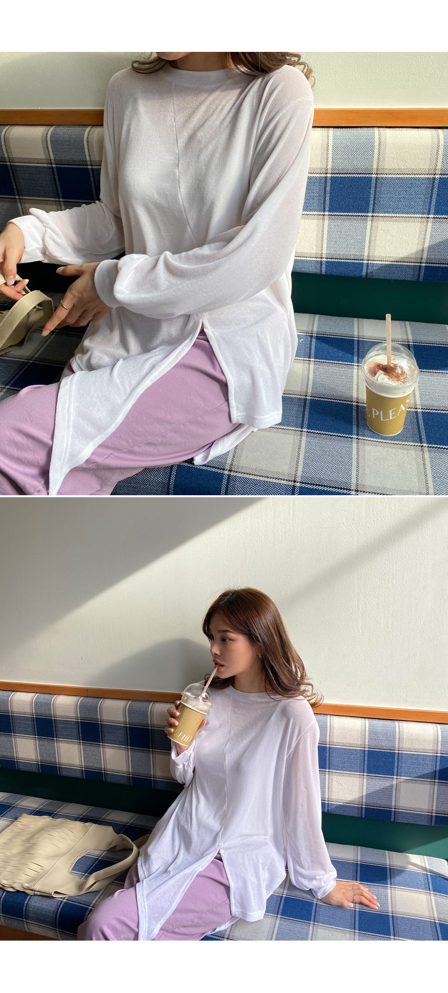 スリットアンバランスTシャツ・全3色 | DHOLIC PLUS | 詳細画像7