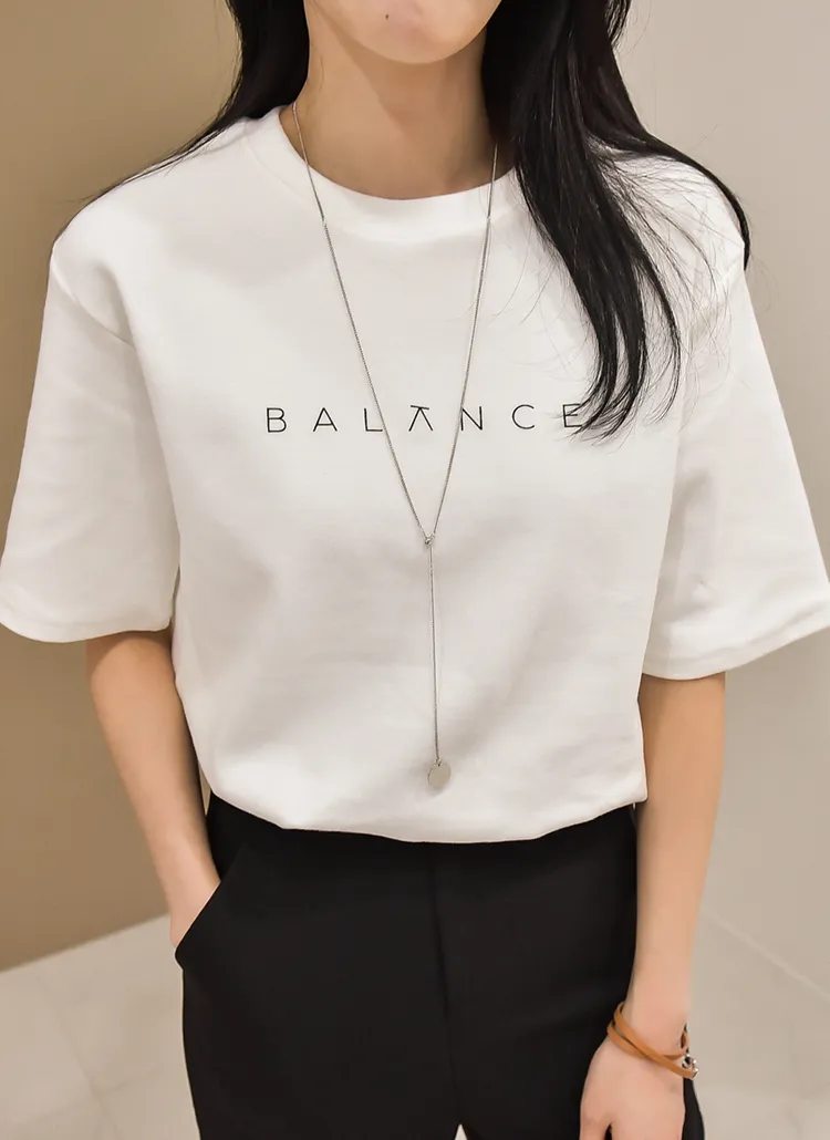 Balanceピーチ起毛Tシャツ | everynana | 詳細画像1