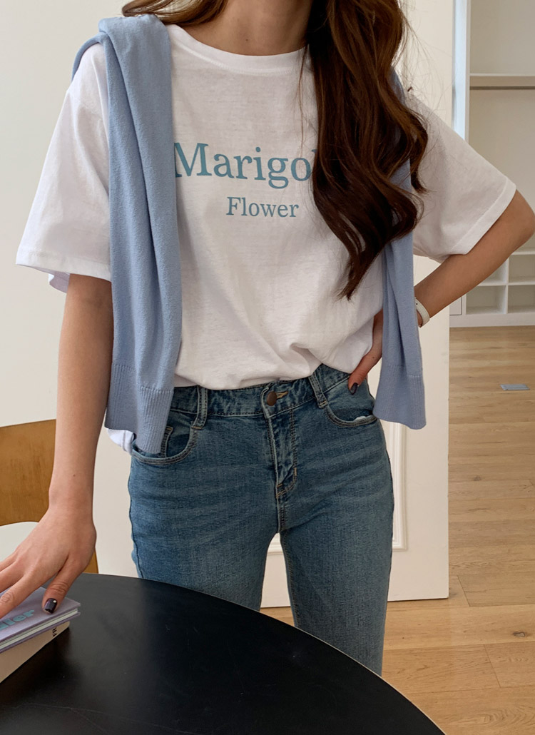 Marigold半袖Tシャツ | ontheriver | 詳細画像1