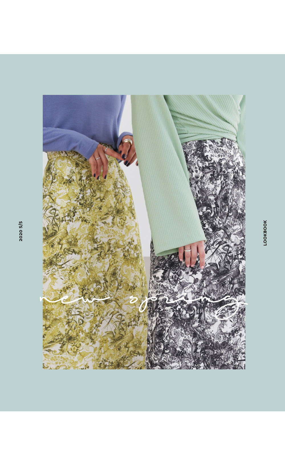 Hラインフローラルスカート・全2色 | DHOLIC | 詳細画像11