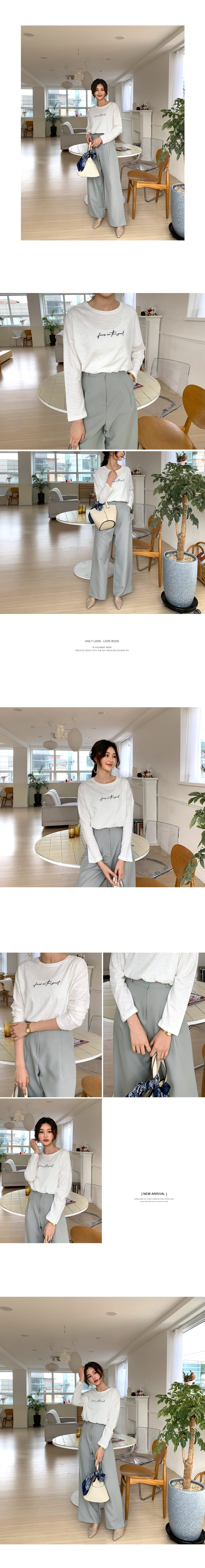 刺繍レタリングTシャツ・全4色 | DHOLIC | 詳細画像2