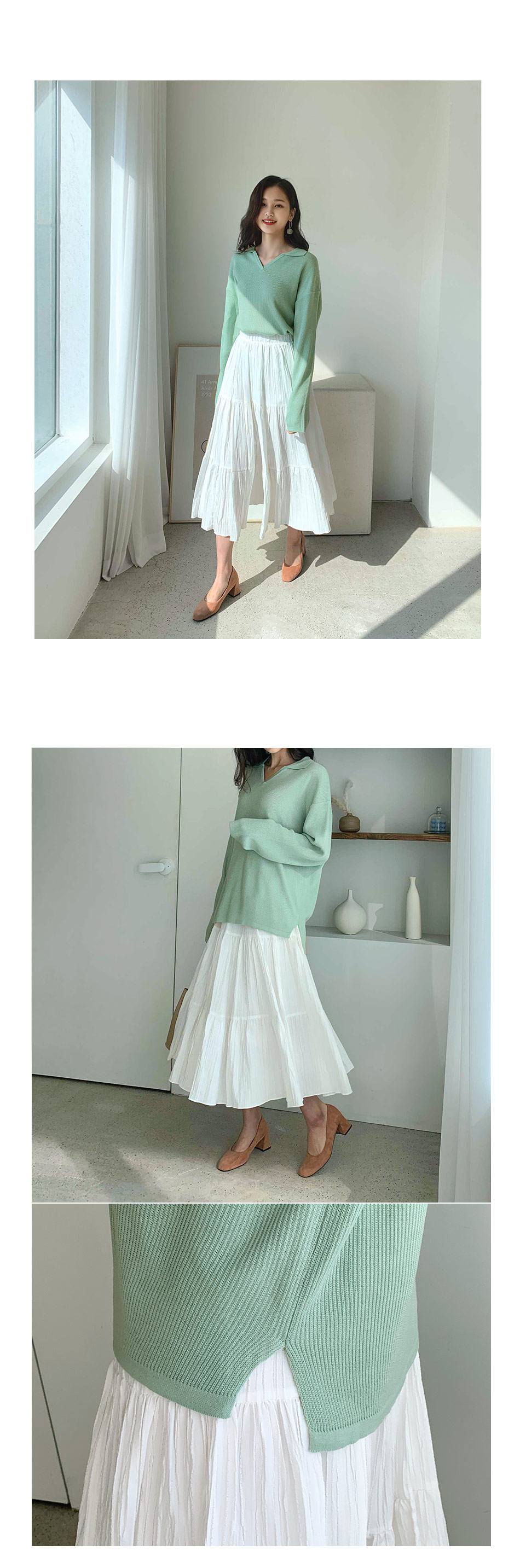 リンクルギャザースカート・全3色 | DHOLIC | 詳細画像4