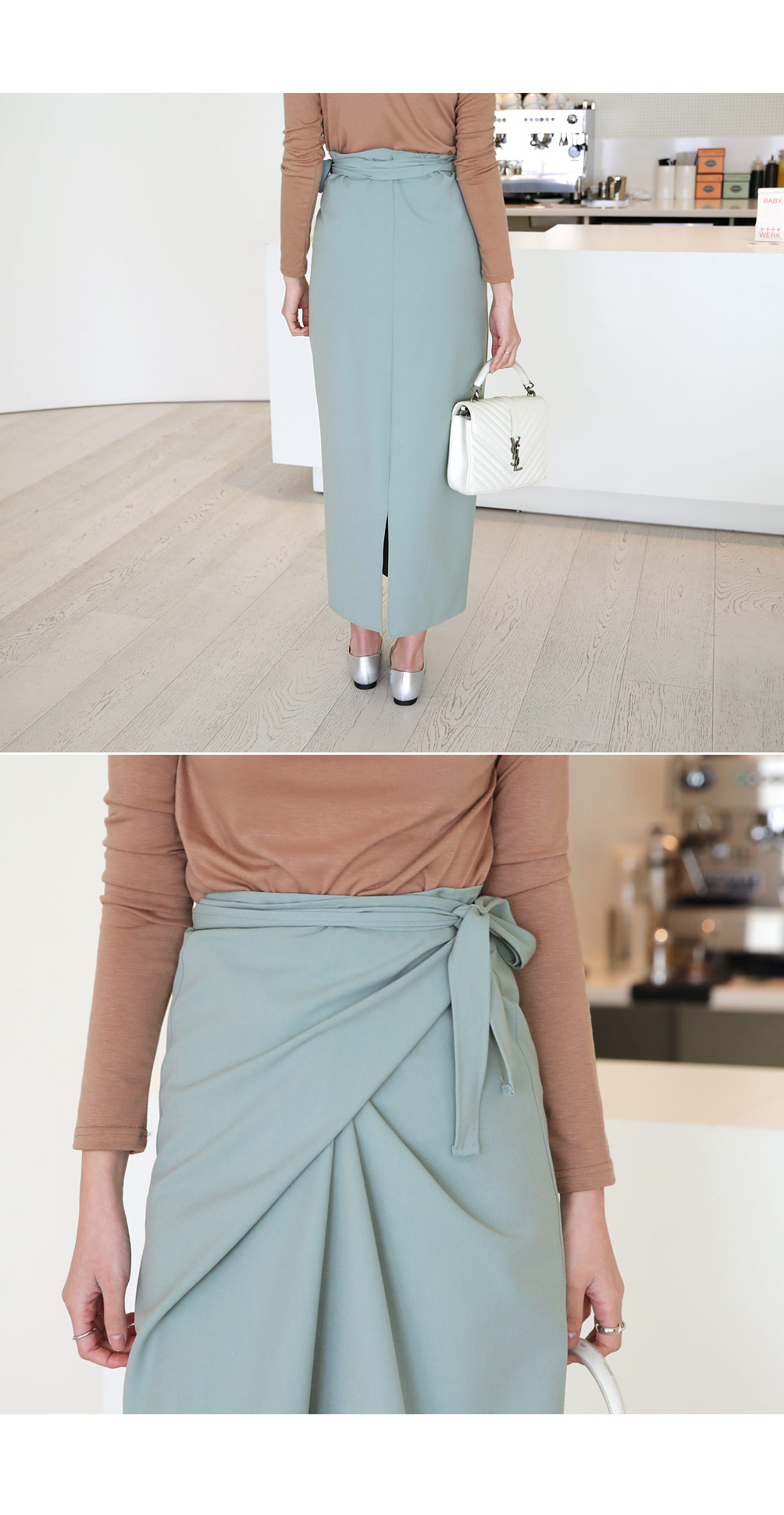 ラップスリットスカート・全3色 | DHOLIC PLUS | 詳細画像8