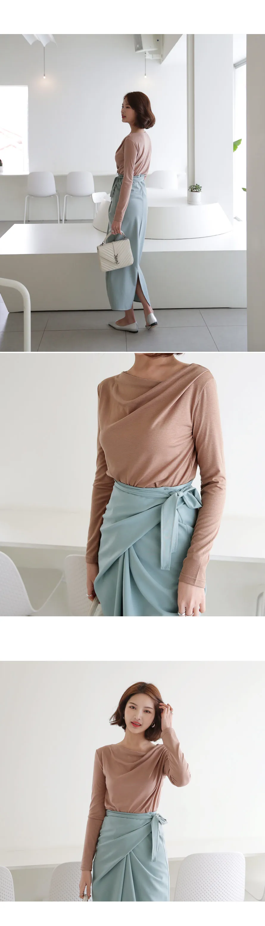 ラップスリットスカート・全3色 | DHOLIC PLUS | 詳細画像10