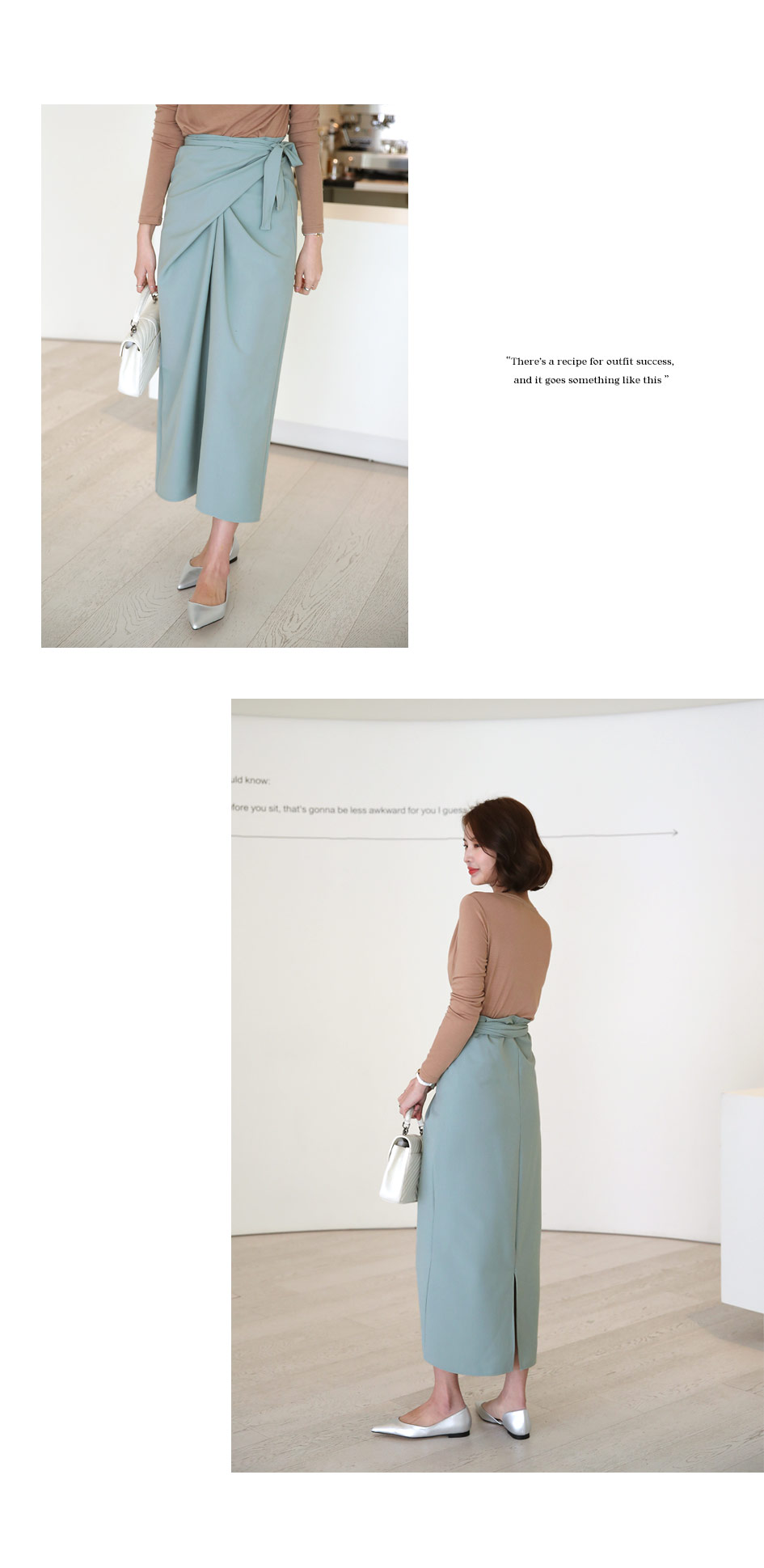 ラップスリットスカート・全3色 | DHOLIC PLUS | 詳細画像11