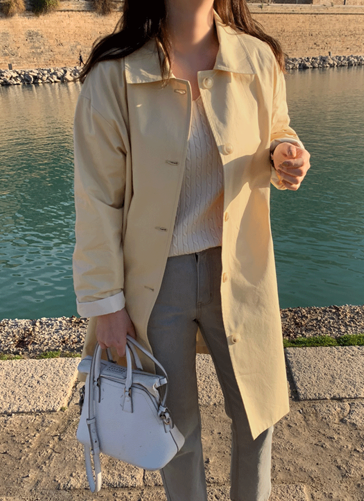 CHICWISH★シングルボタントレンチコート☆ trim_ofcrs_item9f4f881ecbf811e