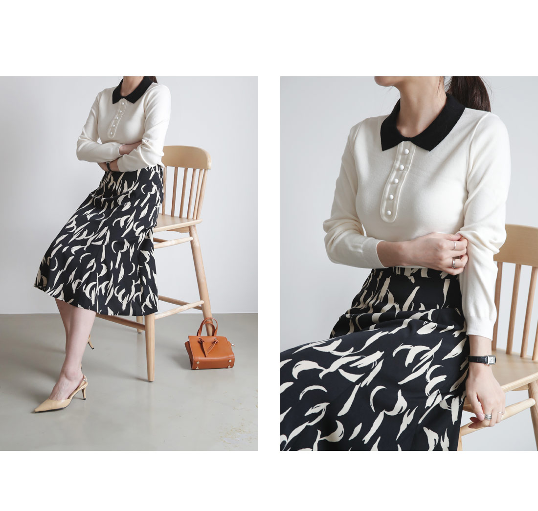 パターンAラインスカート・全2色 | DHOLIC PLUS | 詳細画像6