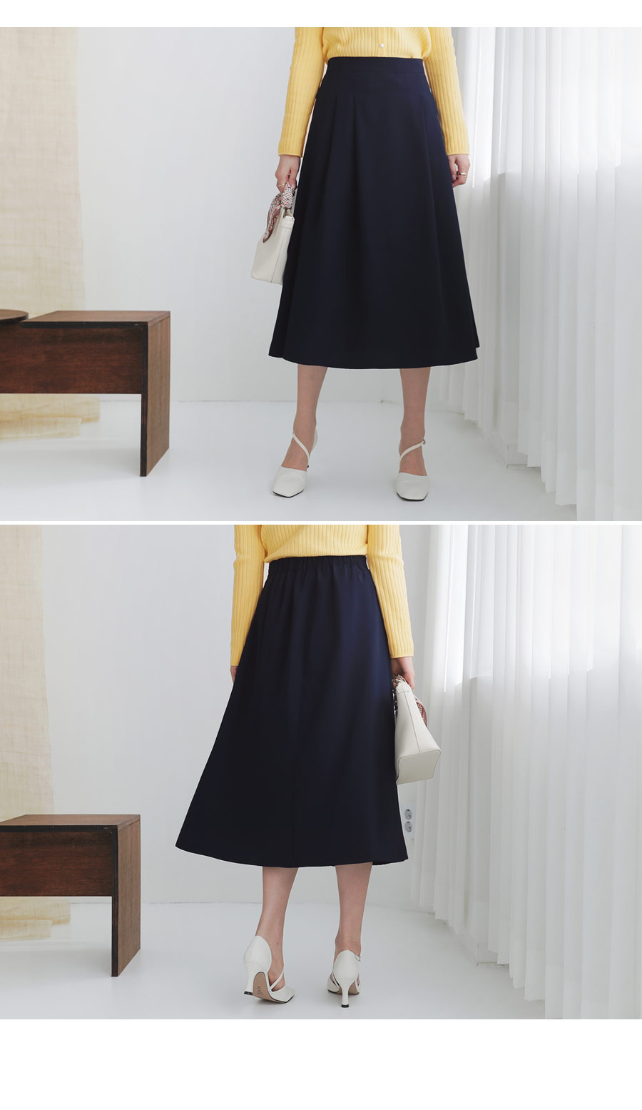 ツータックフレアスカート・全3色 | DHOLIC PLUS | 詳細画像5