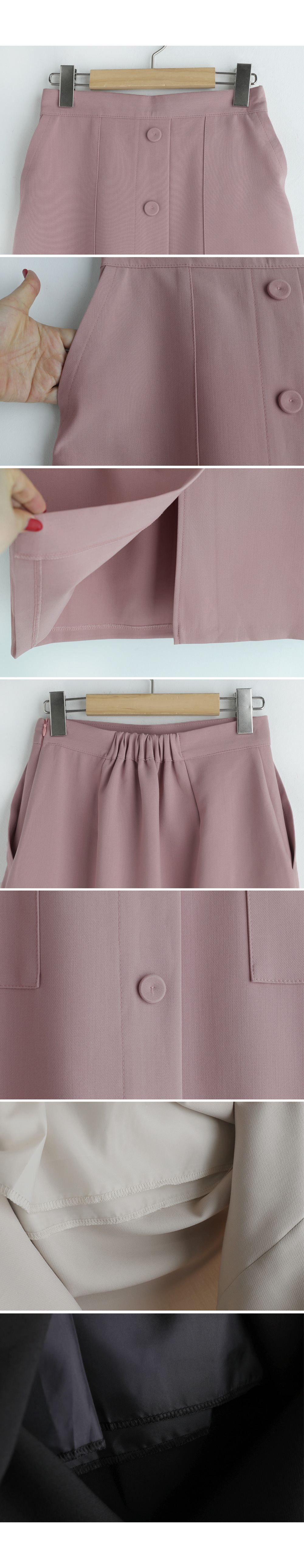 フェイクボタンHラインスカート・全3色 | DHOLIC PLUS | 詳細画像11