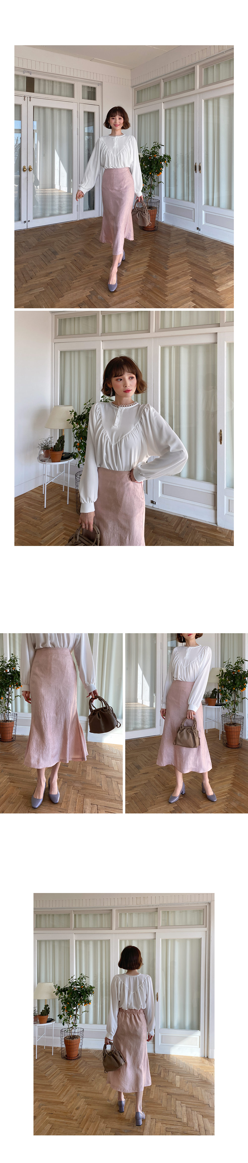 シルキーAラインスカート・全5色 | DHOLIC | 詳細画像8