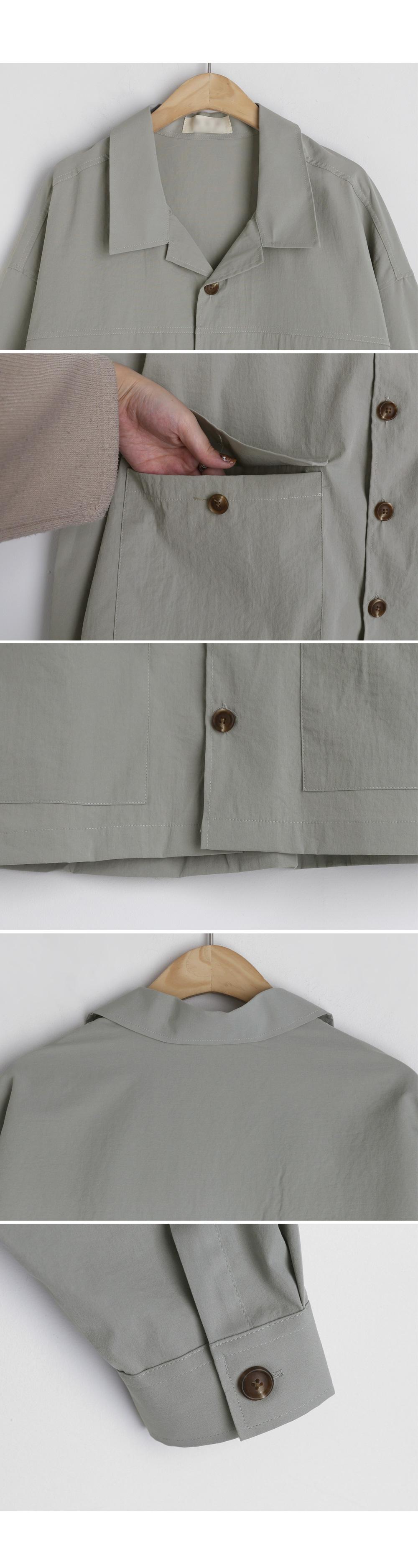 開襟シャツジャケット・全5色 | DHOLIC | 詳細画像9