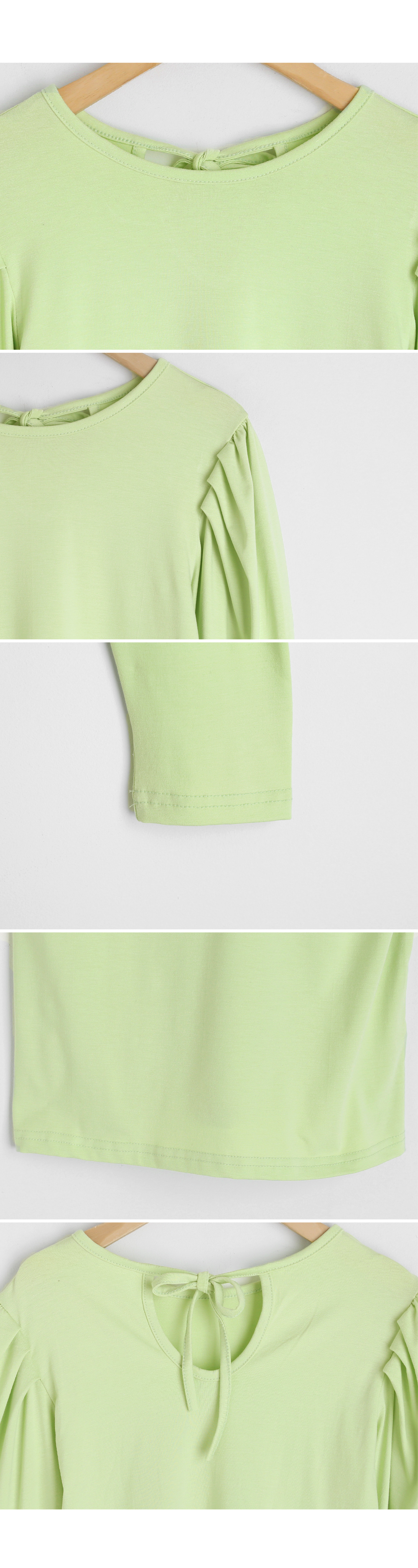 バックリボンパフTシャツ・全3色 | DHOLIC | 詳細画像9