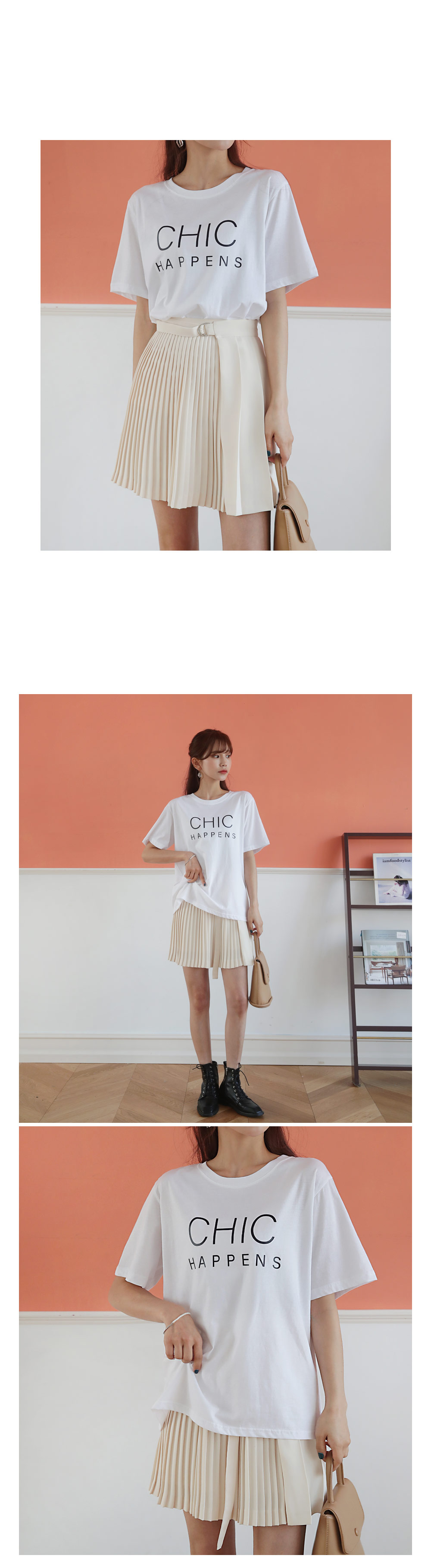CHIC半袖Tシャツ・全4色 | DHOLIC | 詳細画像5
