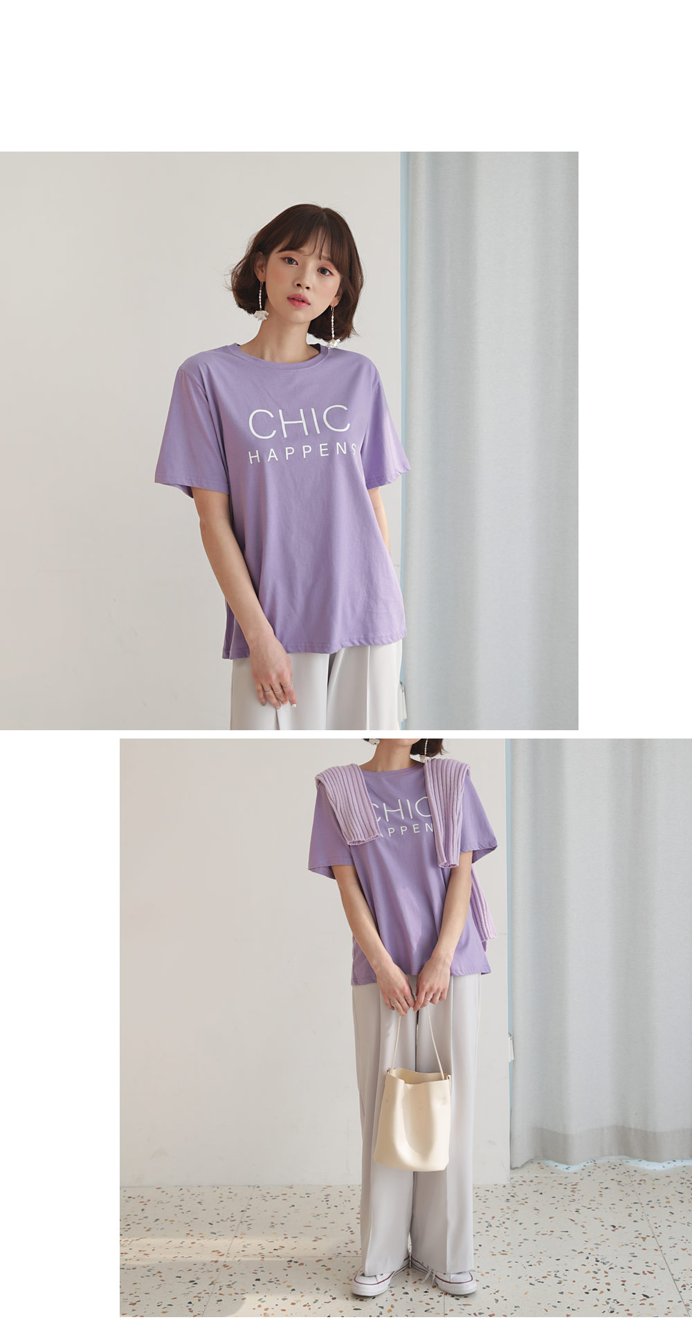 CHIC半袖Tシャツ・全4色 | DHOLIC | 詳細画像13