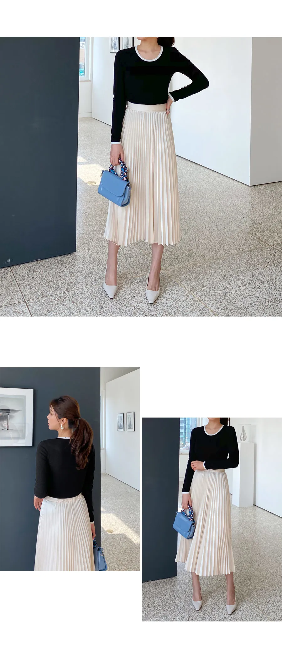 シルキープリーツスカート・全3色 | DHOLIC PLUS | 詳細画像9
