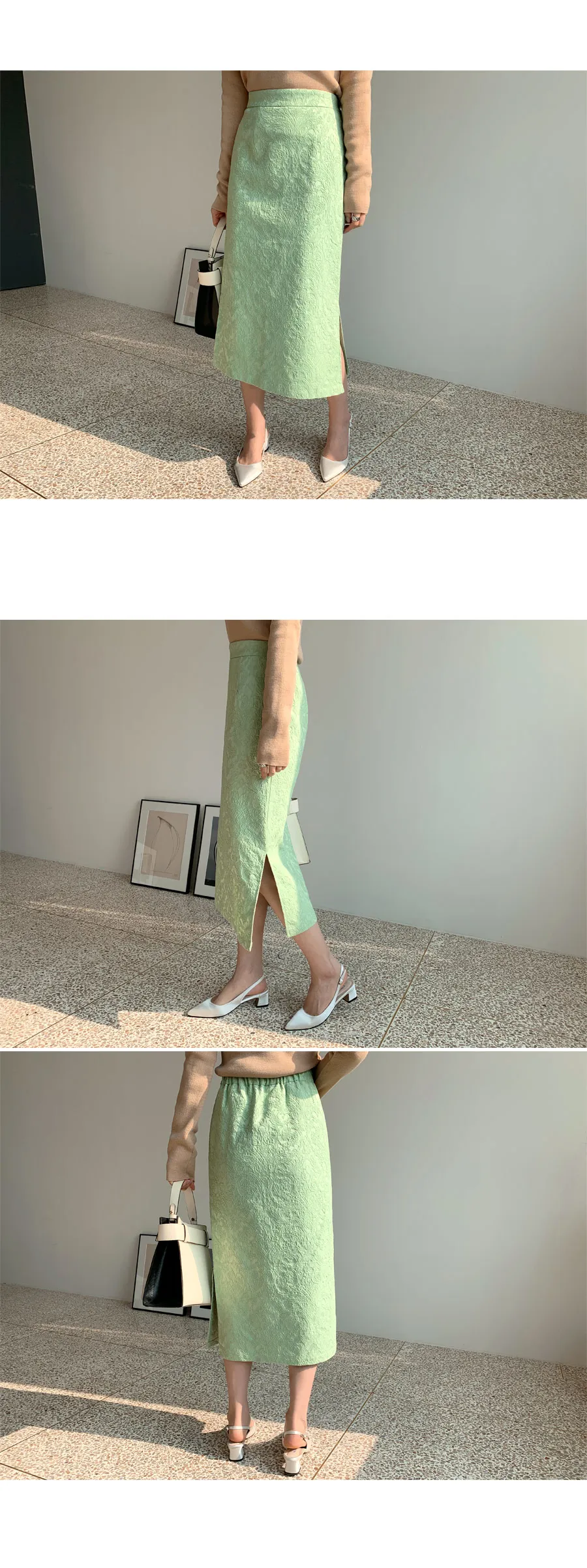 刺繍スリットスカート・全3色 | DHOLIC PLUS | 詳細画像2