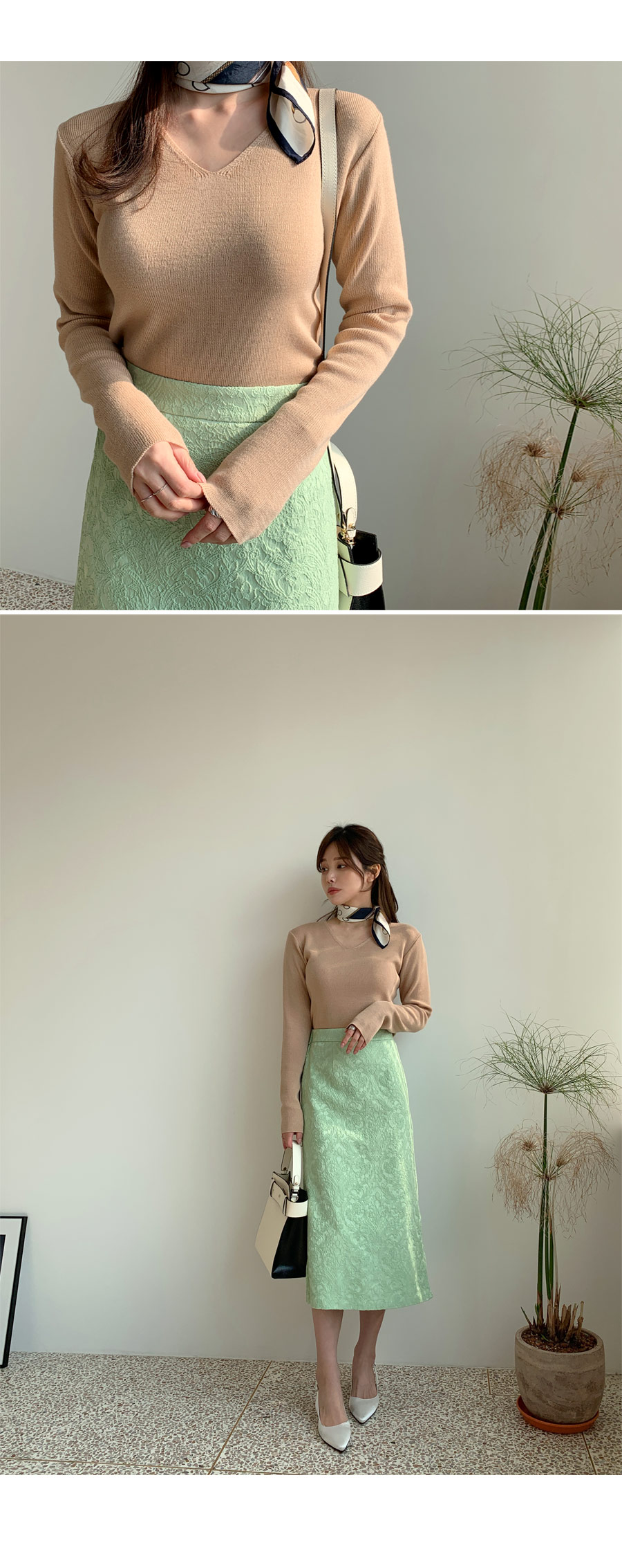 刺繍スリットスカート・全3色 | DHOLIC PLUS | 詳細画像3