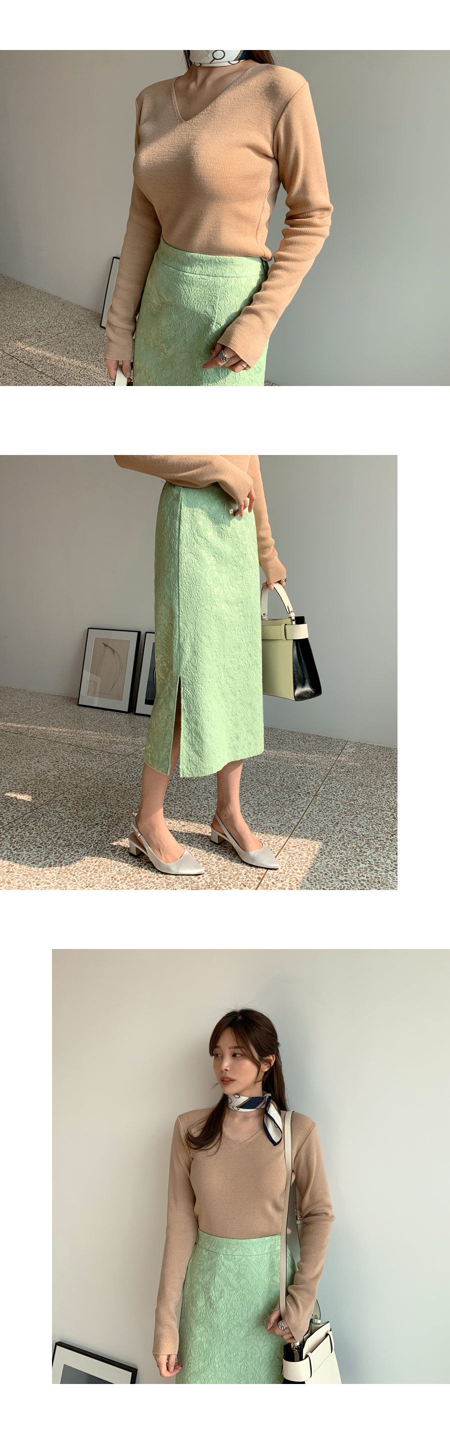 刺繍スリットスカート・全3色 | DHOLIC PLUS | 詳細画像4