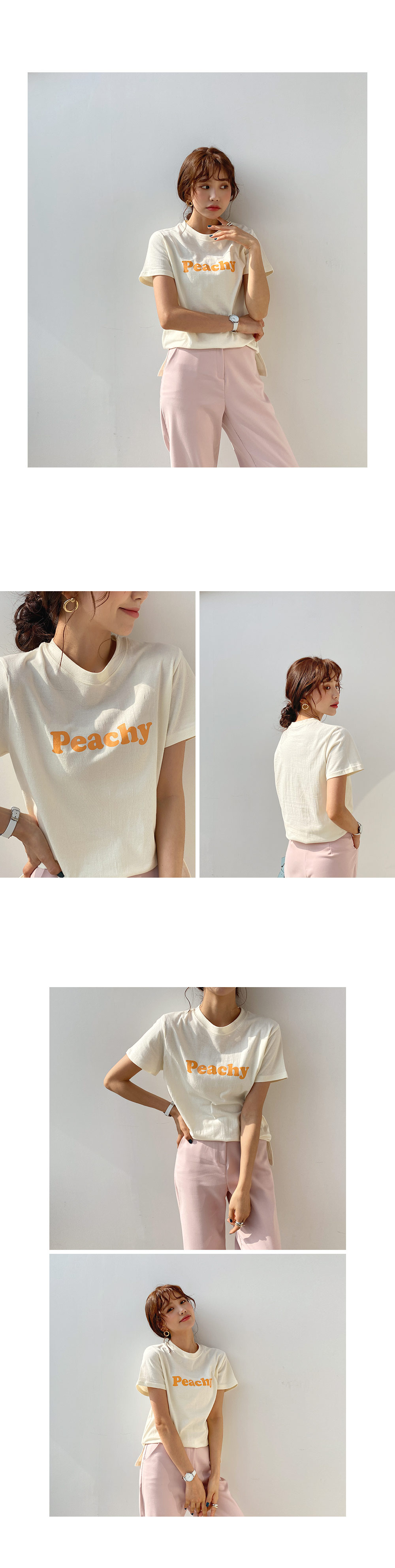 Peachy半袖Tシャツ・全3色 | DHOLIC | 詳細画像4
