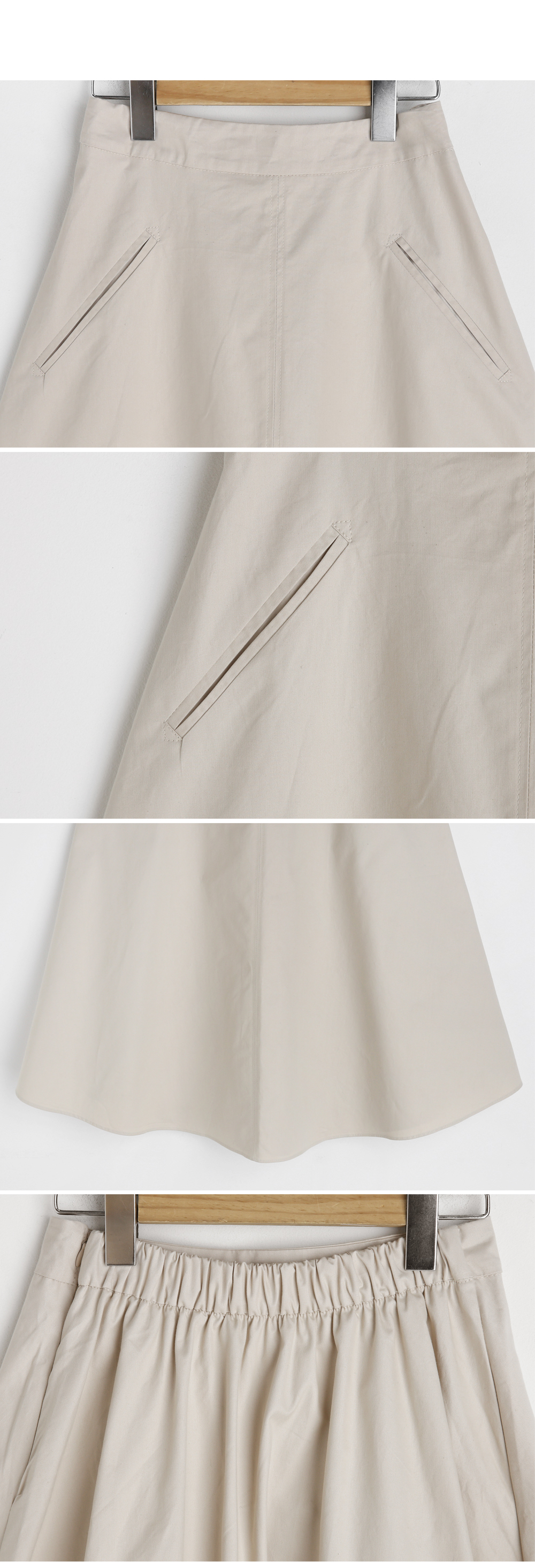 ラウンドヘムAラインスカート・全2色 | DHOLIC | 詳細画像8