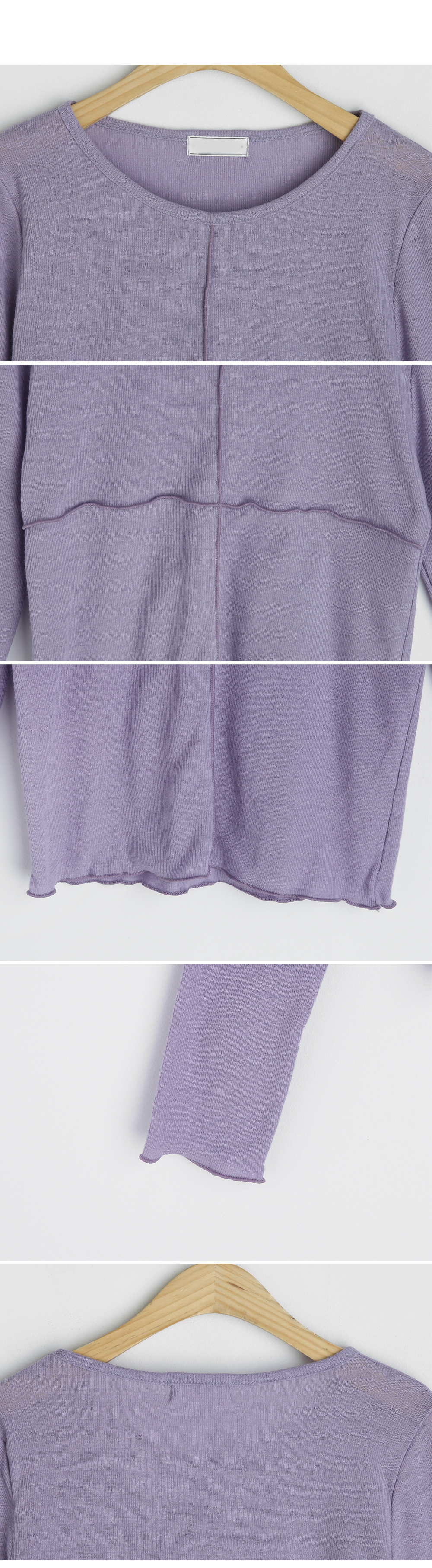 ステッチウェーブTシャツ・全4色 | DHOLIC | 詳細画像9
