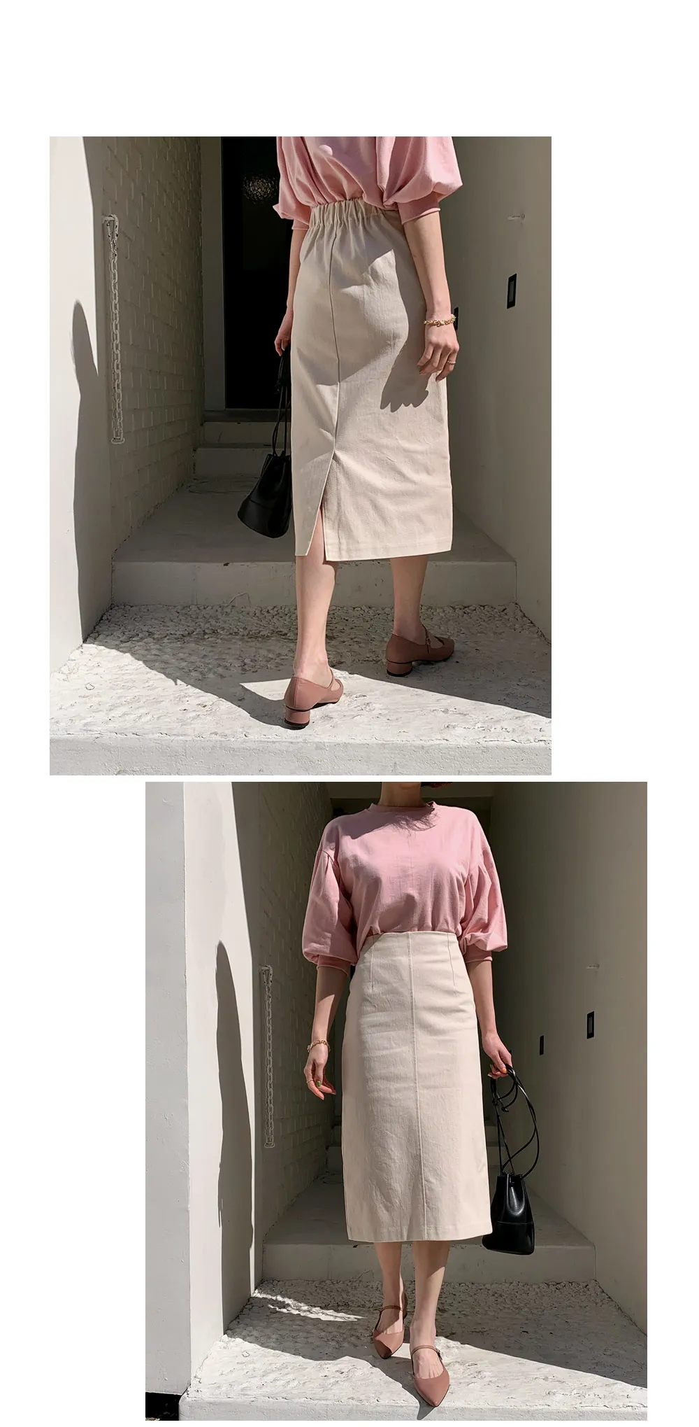 スリットAラインスカート・全3色 | DHOLIC | 詳細画像5