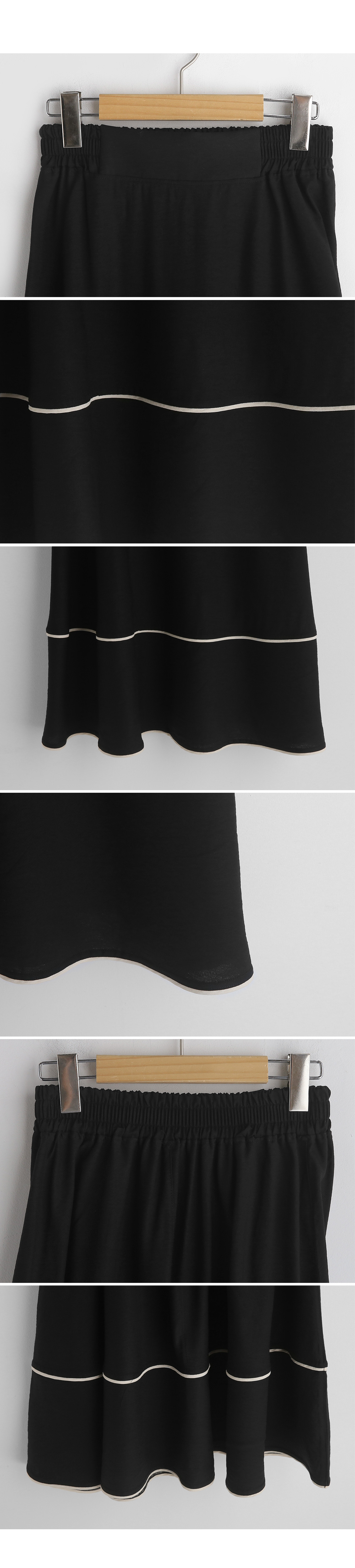 コントラストラインスカート・全2色 | DHOLIC PLUS | 詳細画像17