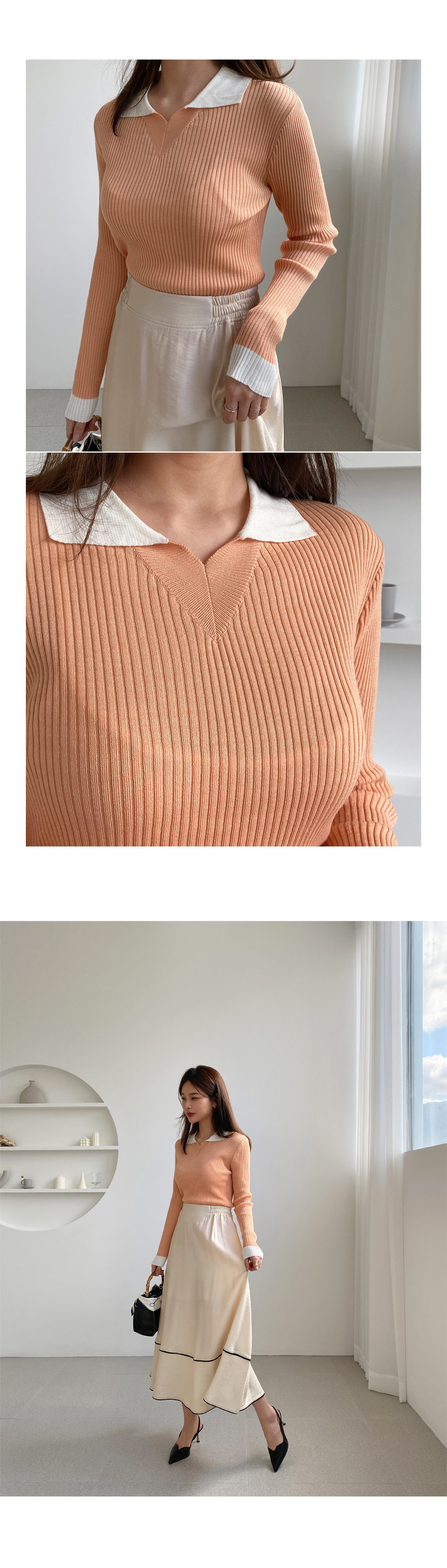コントラストラインスカート・全2色 | DHOLIC PLUS | 詳細画像12