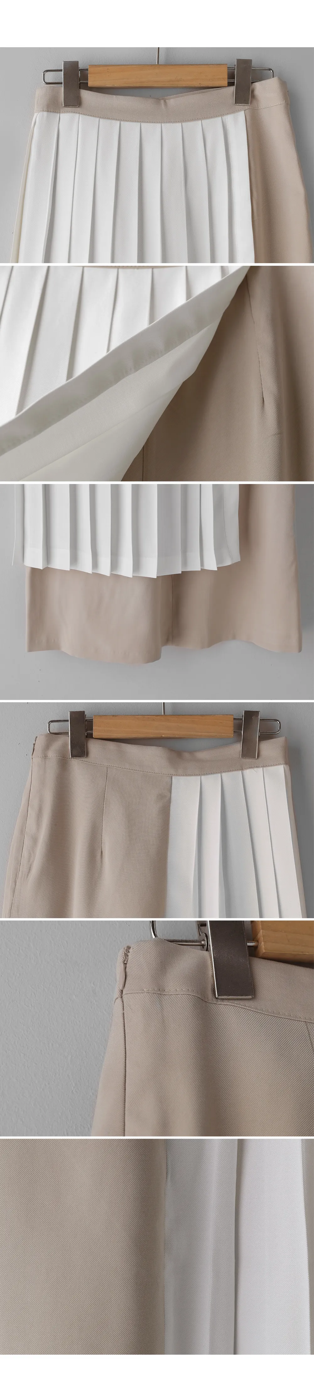プリーツコントラストカラースカート・全2色 | DHOLIC PLUS | 詳細画像14