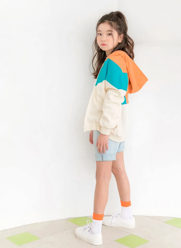 カラーブロックパーカー | 詳細画像1