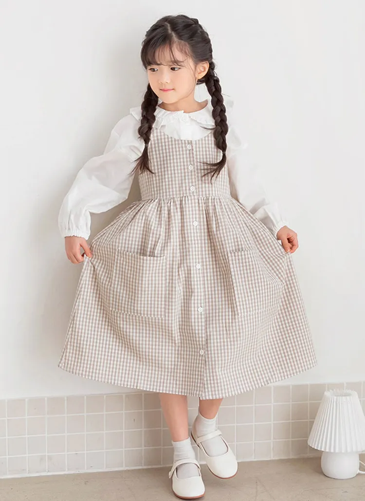 チェックボタンキャミワンピース | 詳細画像1