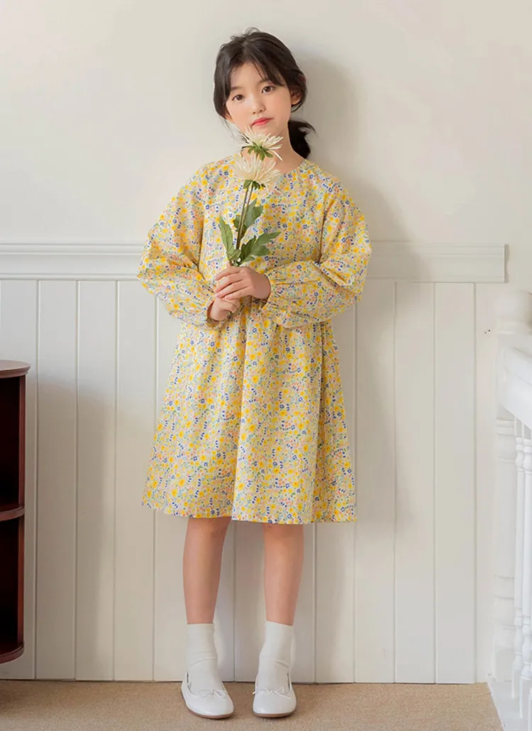 バルーンスリーブパターンワンピース | 詳細画像1