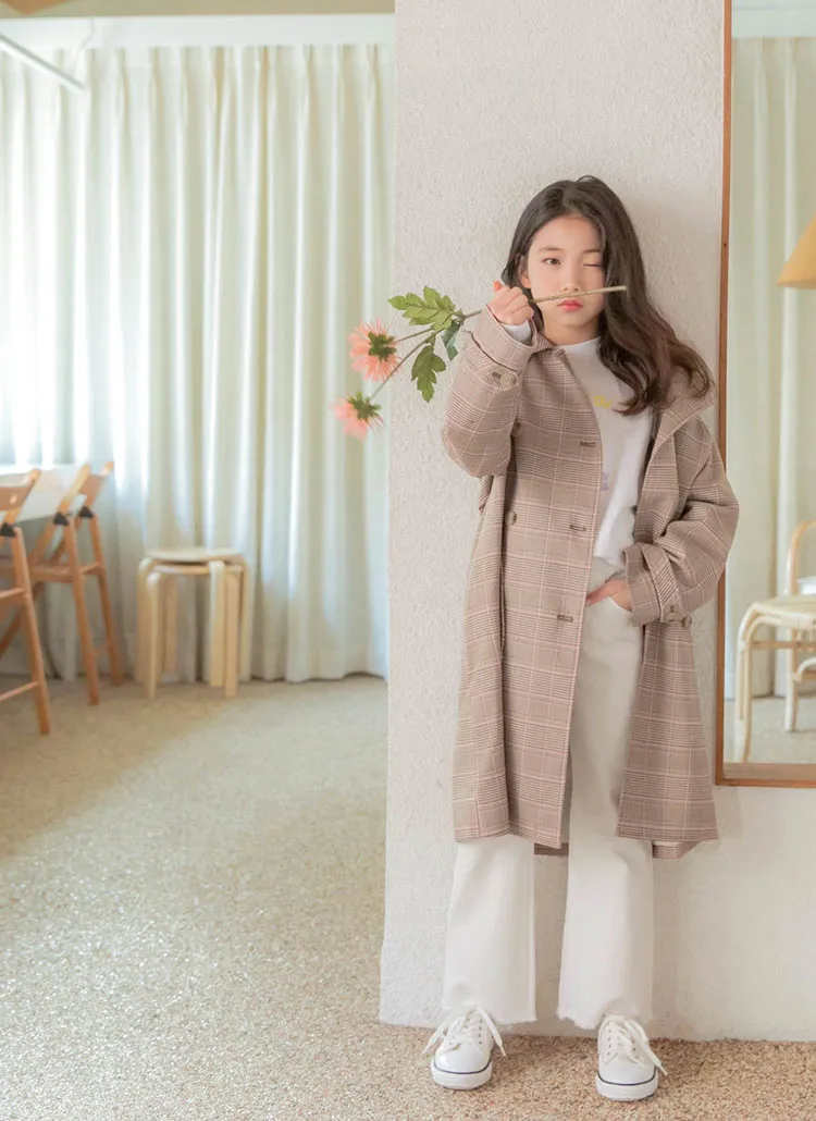 ダブルボタンチェックコート | 詳細画像1