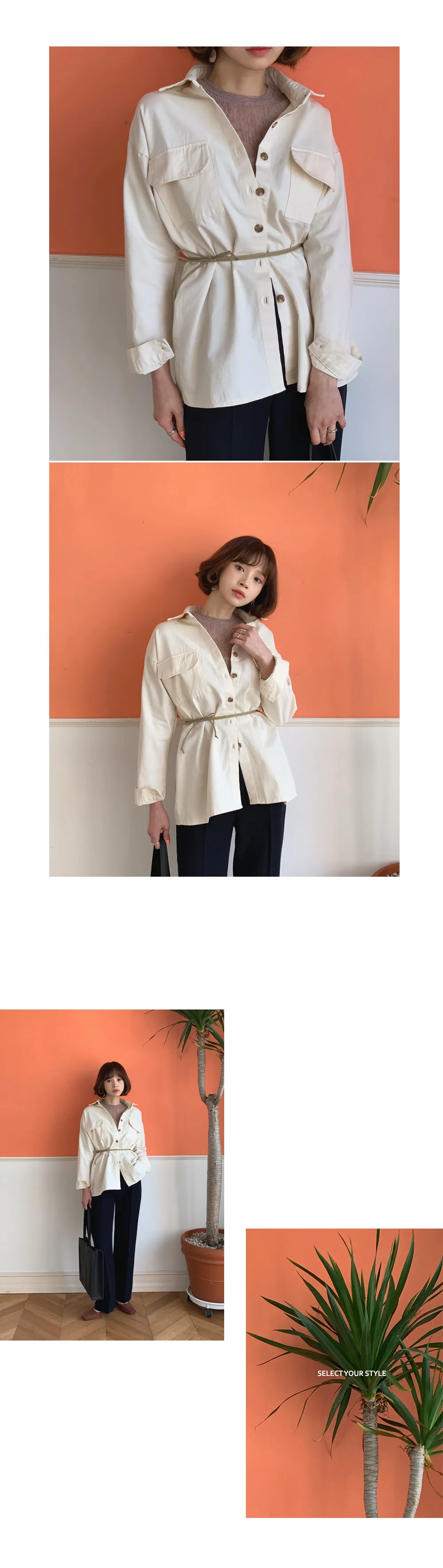 ポケットコットンシャツジャケット・全2色 | DHOLIC | 詳細画像4
