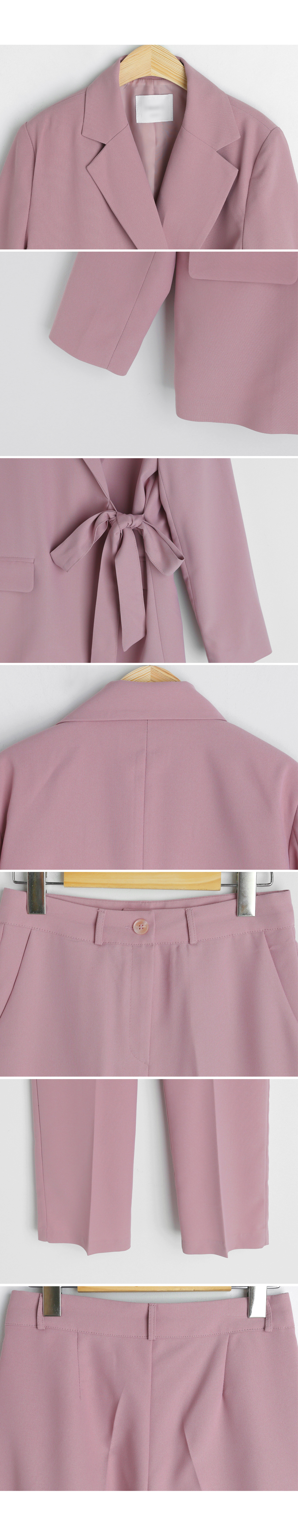 リボンジャケット&スリムスラックスSET・全4色 | DHOLIC | 詳細画像11