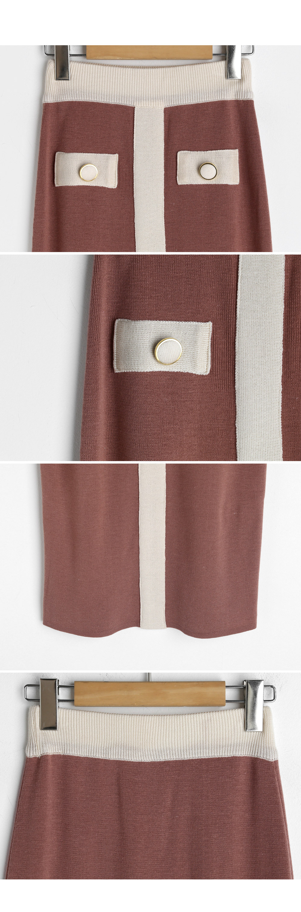 コントラストカラースカート・全3色 | DHOLIC PLUS | 詳細画像7