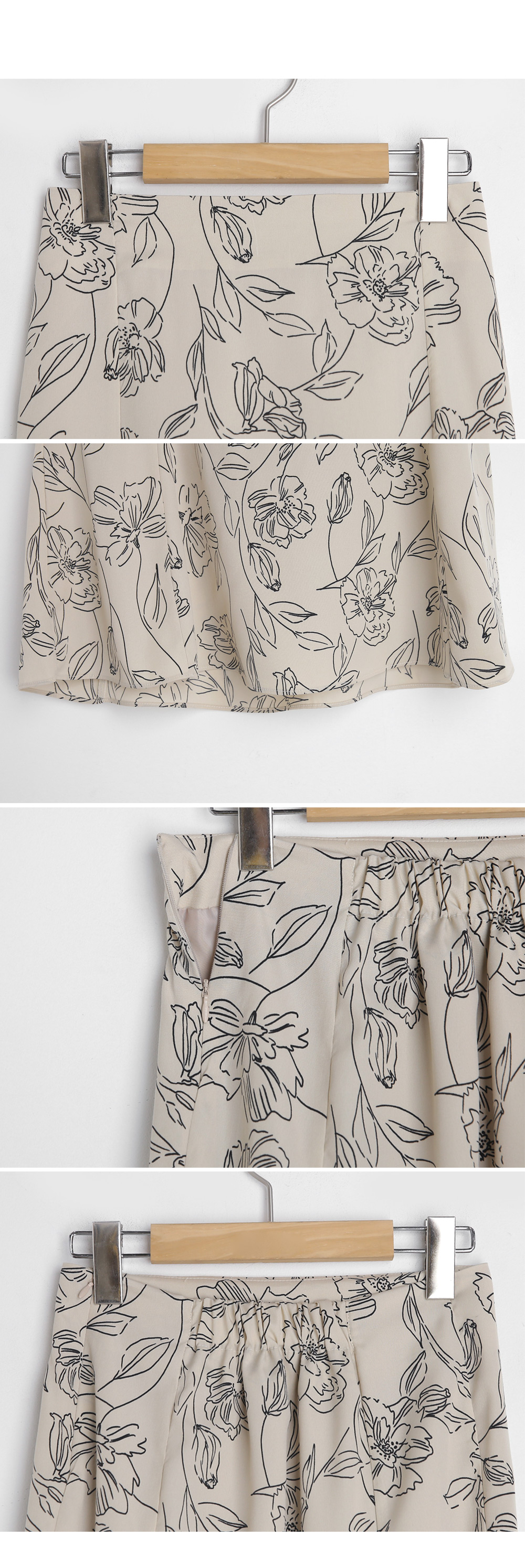 ドローイング花柄スカート・全2色 | DHOLIC | 詳細画像10