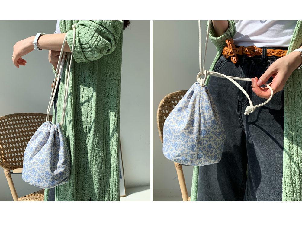 ペイズリー巾着バッグ・全5色 | DHOLIC PLUS | 詳細画像3