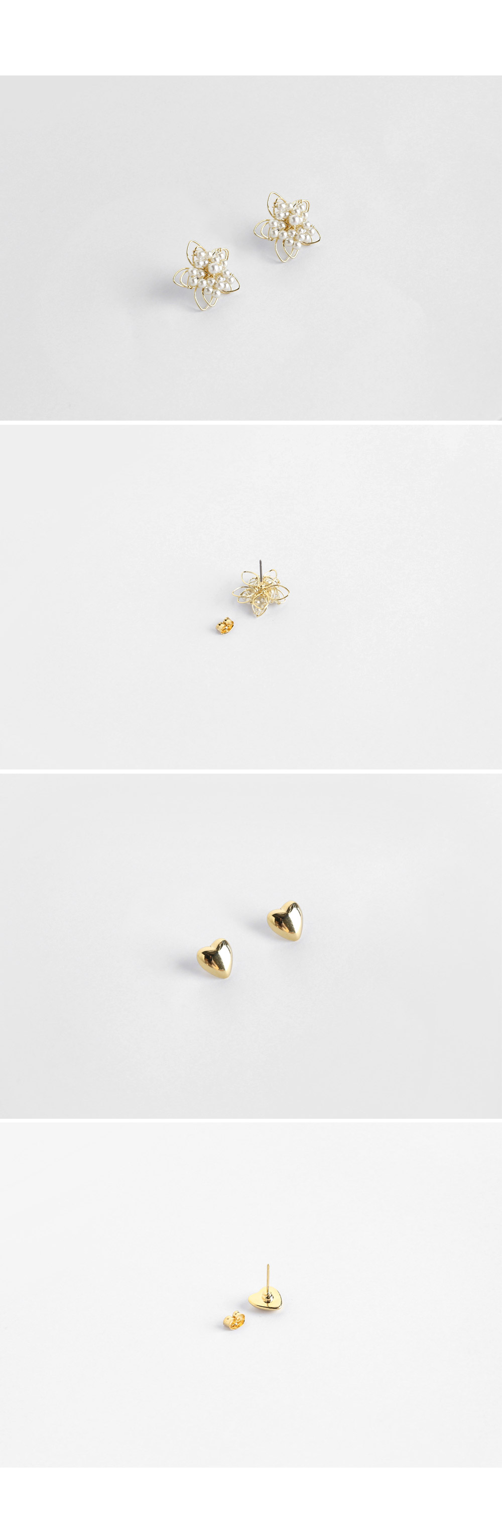 フラワー&ハートピアス2SET・全1色 | DHOLIC PLUS | 詳細画像11