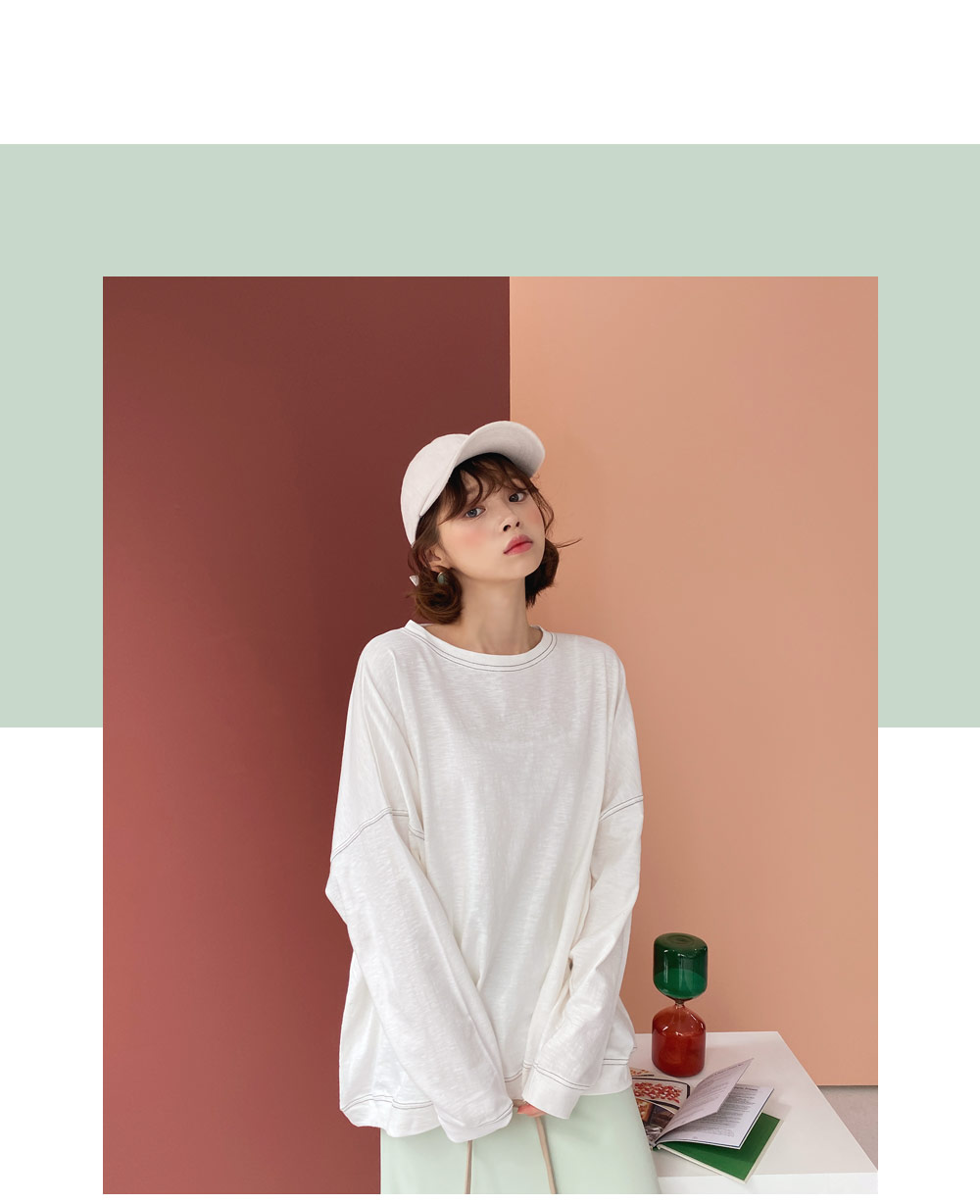 ステッチボクシーTシャツ・全4色 | DHOLIC | 詳細画像11