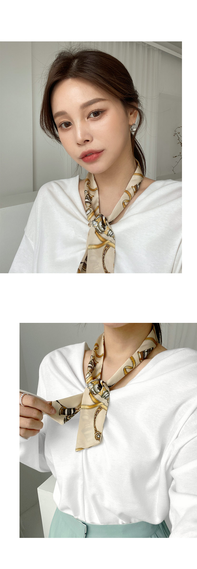 パターンツイリースカーフ・全5色 | DHOLIC PLUS | 詳細画像2