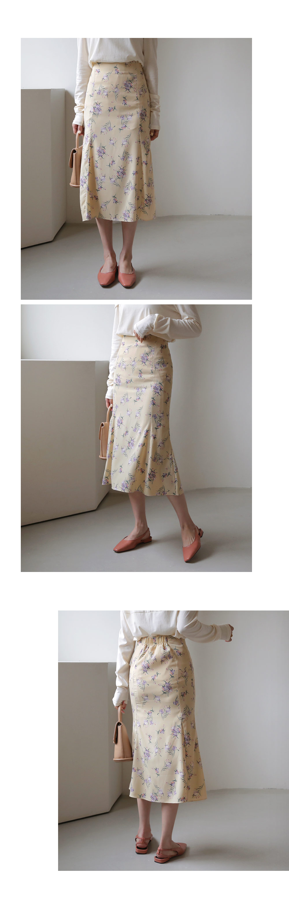 フローラルAラインスカート・全2色 | DHOLIC | 詳細画像2