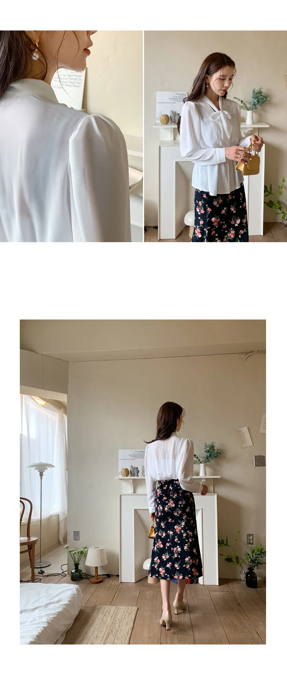 フローラルAラインスカート・全2色 | DHOLIC | 詳細画像7