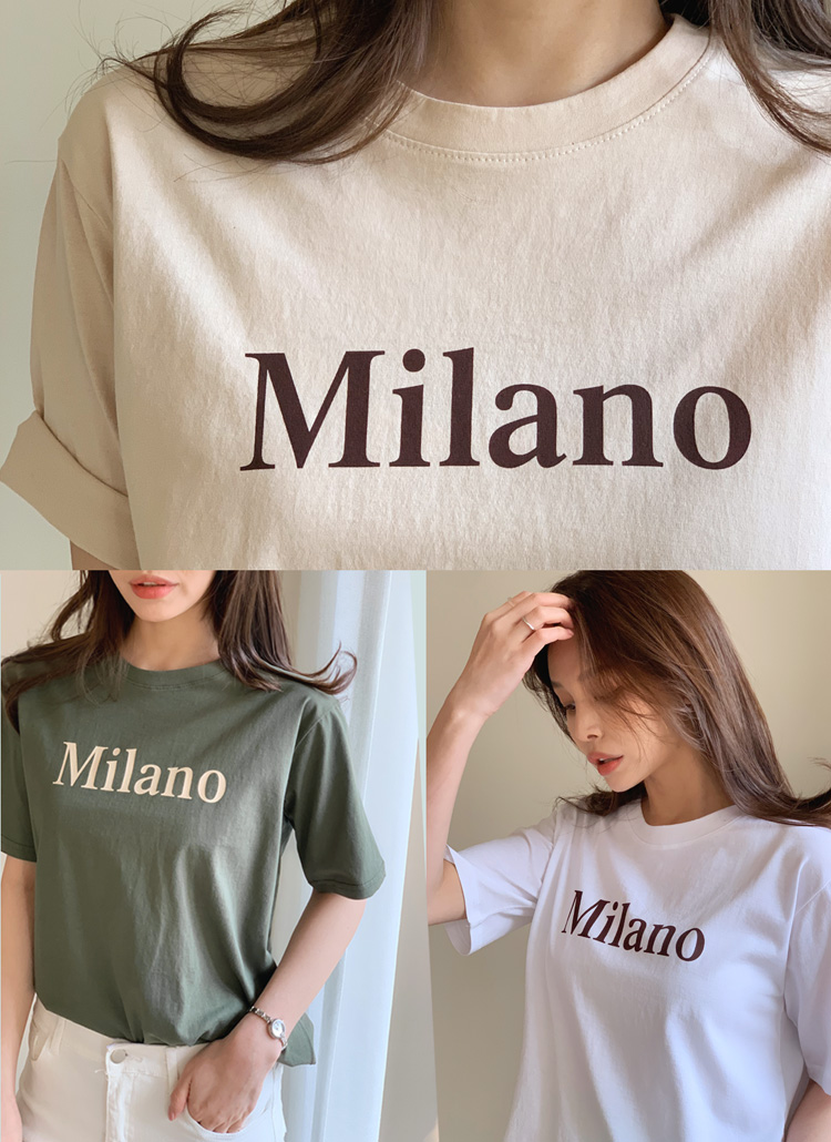 Milano半袖Tシャツ・全4色 | DHOLIC PLUS | 詳細画像1