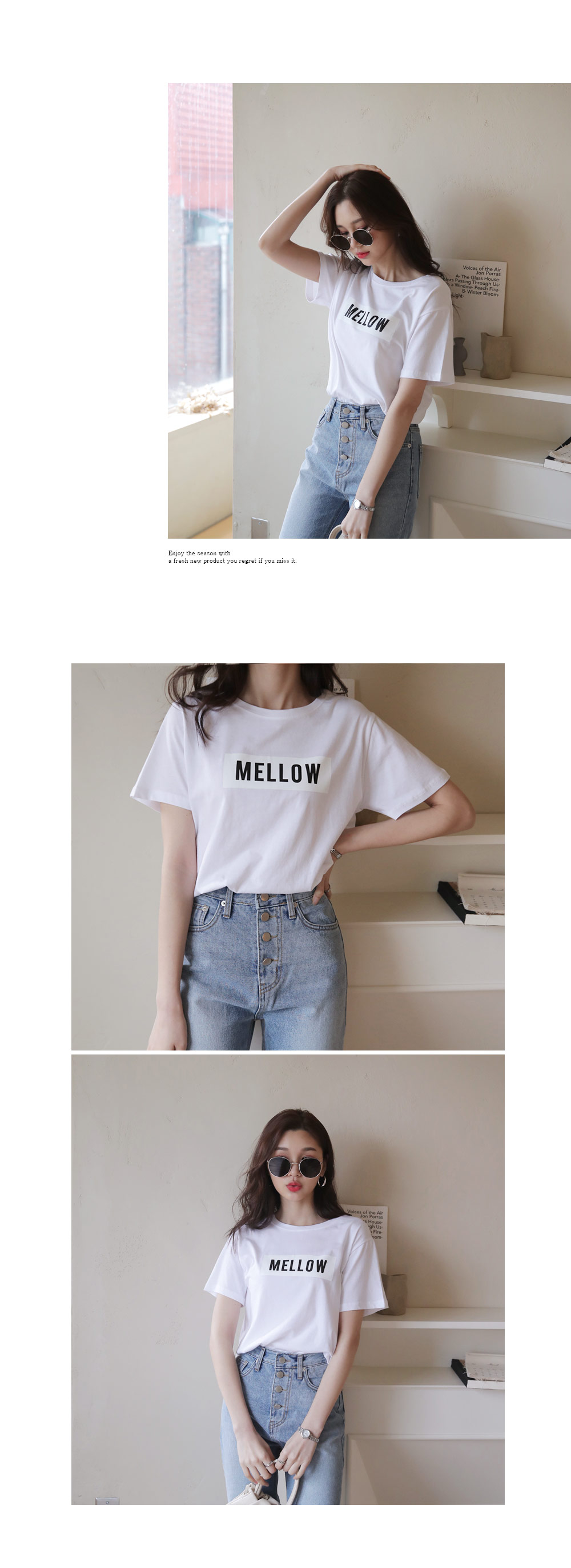 MELLOWブロックロゴTシャツ・全3色 | DHOLIC | 詳細画像3