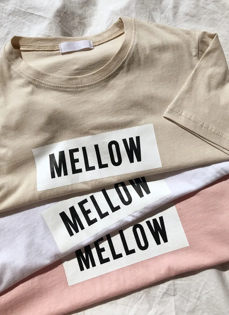 MELLOWブロックロゴTシャツ・全3色 | DHOLIC | 詳細画像1
